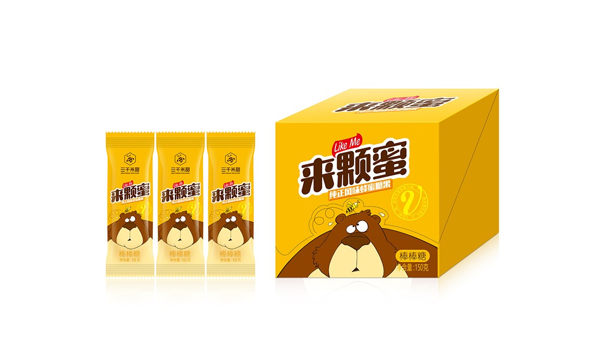 來顆蜜包裝效果圖