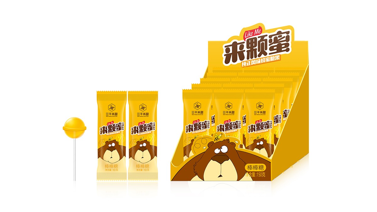 來顆蜜全套包裝設(shè)計